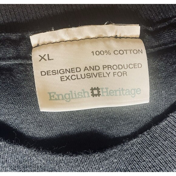 Stonehenge English T-Shirt Black Blue Graphic Tee XL Archaeology Collectible EUC - Picture 5 of 6